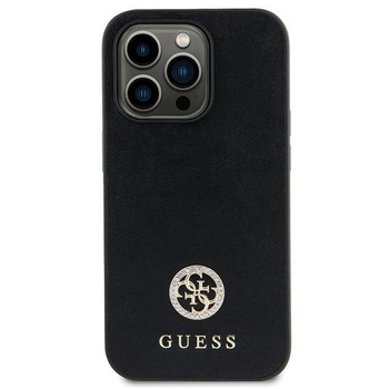 Guess GUHCN61PS4DGPK iPhone 11 / Xr 6.1" czarny/black hardcase Strass Metal Logo